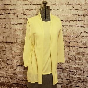 Belford Lightweight Sweater and Vest Set Yellow Size Small